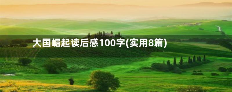 大国崛起读后感100字(实用8篇)