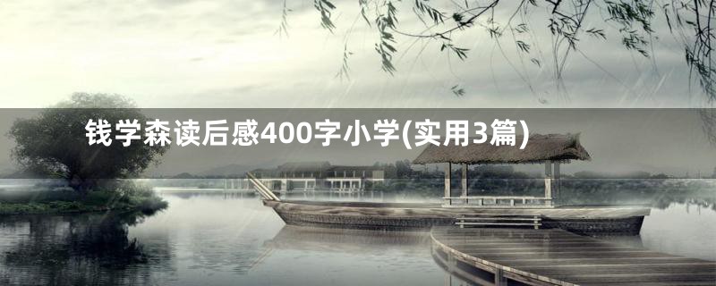 钱学森读后感400字小学(实用3篇)